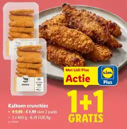 Lidl Kalkoen crunchies aanbieding