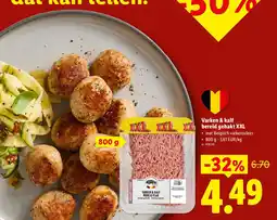 Lidl Varken & kalf bereid gehakt XXL aanbieding