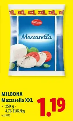 Lidl Mozzarella XXL aanbieding