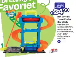 Dreamland Hot Wheels Tunnel Twist Car Wash aanbieding