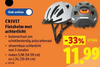 Fietshelm met achterlicht