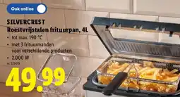 Lidl Silvercrest roestvrijstalen frituurpan aanbieding