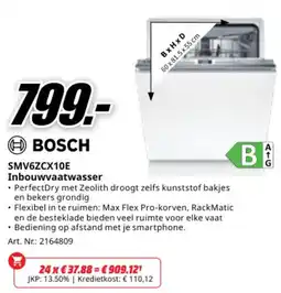 MediaMarkt Bosch inbouwvaatwasser aanbieding