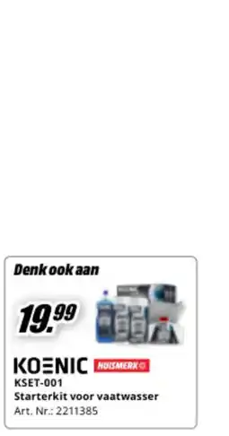 MediaMarkt Starterkit voor vaatwasser aanbieding