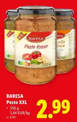 Lidl Baresa Pesto XXL aanbieding
