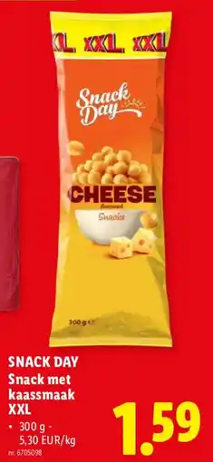 Lidl Snack day snack met kaassmaak aanbieding