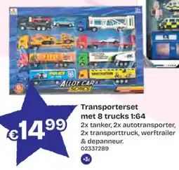 Dreamland Transporterset met 8 trucks 1:64 aanbieding