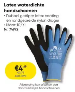 Toolstation Latex Waterdichte Handschoenen aanbieding