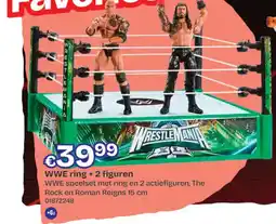 Dreamland Wwe ring + 2 figuren aanbieding