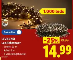 Lidl Livarno ledlichtsnoer aanbieding