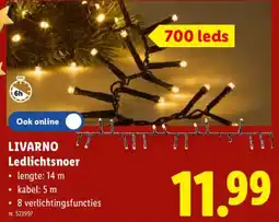 Lidl Livarno ledlichtsnoer aanbieding
