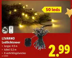 Lidl Livarno ledlichtsnoer aanbieding