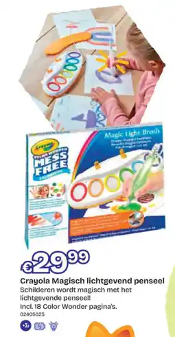 Dreamland Crayola Magisch lichtgevend penseel aanbieding
