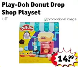 Kruidvat Play-Doh Donut Drop Shop Playset aanbieding