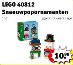 Kruidvat lego 40812 sneeuwpopornamenten aanbieding