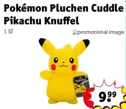 Kruidvat pokemon pluchen cuddle pikachu knuffel aanbieding