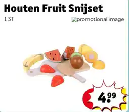 Kruidvat Houten Fruit Snijset aanbieding