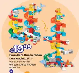 Dreamland Bouwbare Knikkerbaan Dual Racing 2-in-1 aanbieding
