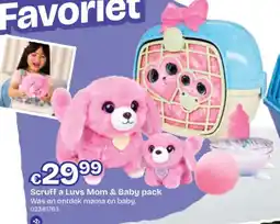 Dreamland Scruff a Luvs Mom & Baby pack aanbieding