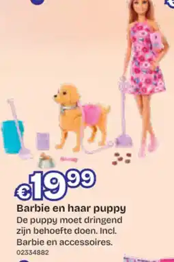 Dreamland barbie en haar puppy aanbieding