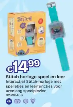 Dreamland Stitch horloge speel en leer aanbieding