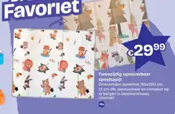 Dreamland Tweezijdig opvouwbaar speeltapijt aanbieding