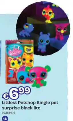 Dreamland Littlest Petshop Single pet surprise black lite aanbieding