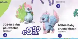 Dreamland Baby Pauwenkip en Baby Crystal Draak aanbieding