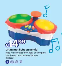 Dreamland Drum met licht en geluid aanbieding