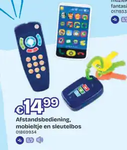 Dreamland Afstandsbediening, mobieltje en sleutelbos aanbieding