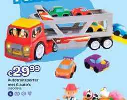 Dreamland Autotransporter met 6 auto's aanbieding