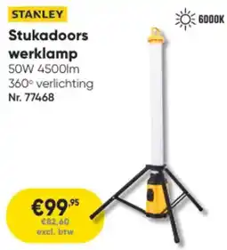 Toolstation Stanley Stukadoors Werklamp aanbieding