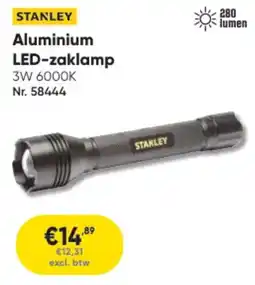 Toolstation Stanley Aluminium LED-Zaklamp aanbieding
