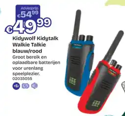 Dreamland Kidywolf Kidytalk Walkie Talkie aanbieding