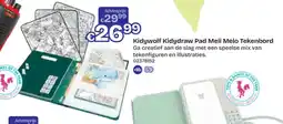 Dreamland Kidywolf Kidydrawing Pad Meli Melo Tekenbord aanbieding
