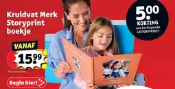 Kruidvat Kruidvat Merk Storyprint Boekje aanbieding