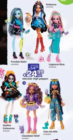 Dreamland Monster High Poppen aanbieding