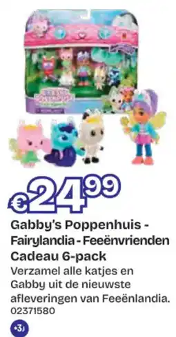Dreamland Gabby's Poppenhuis - Fairylandia - Feeënvrienden Cadeau 6-pack aanbieding