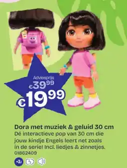 Dreamland Dora met muziek & geluid aanbieding