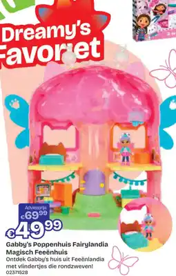 Dreamland Gabby's poppenhuis fairylandia magisch feeën huis aanbieding