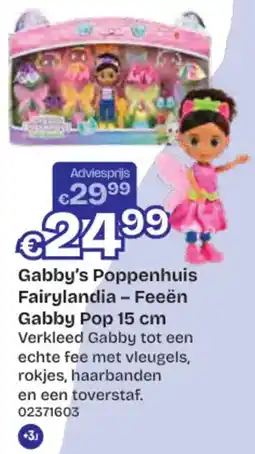 Dreamland Gabby's poppenhuis fairylandia - feeën gabby pop aanbieding