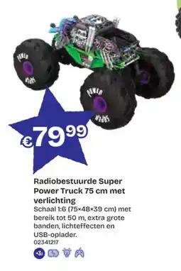 Dreamland Radiobestuurde Super Power Truck aanbieding