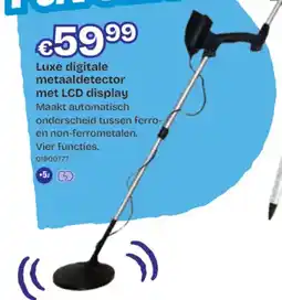 Dreamland Luxe digitale metaaldetector aanbieding