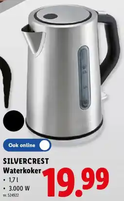 Lidl Silvercrest waterkoker aanbieding