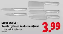 Lidl silvercrest roestvrijstalen keukenmes aanbieding