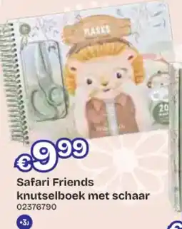Dreamland Safari Friends knutselboek met schaar aanbieding