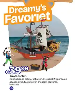 Dreamland Piratenschip aanbieding