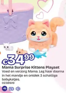 Dreamland Mama surprise kittens playset aanbieding