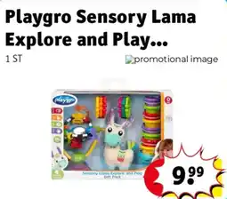 Kruidvat Playgro sensory lama explore and play aanbieding