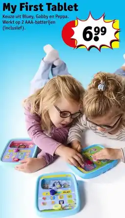 Kruidvat My First Tablet aanbieding